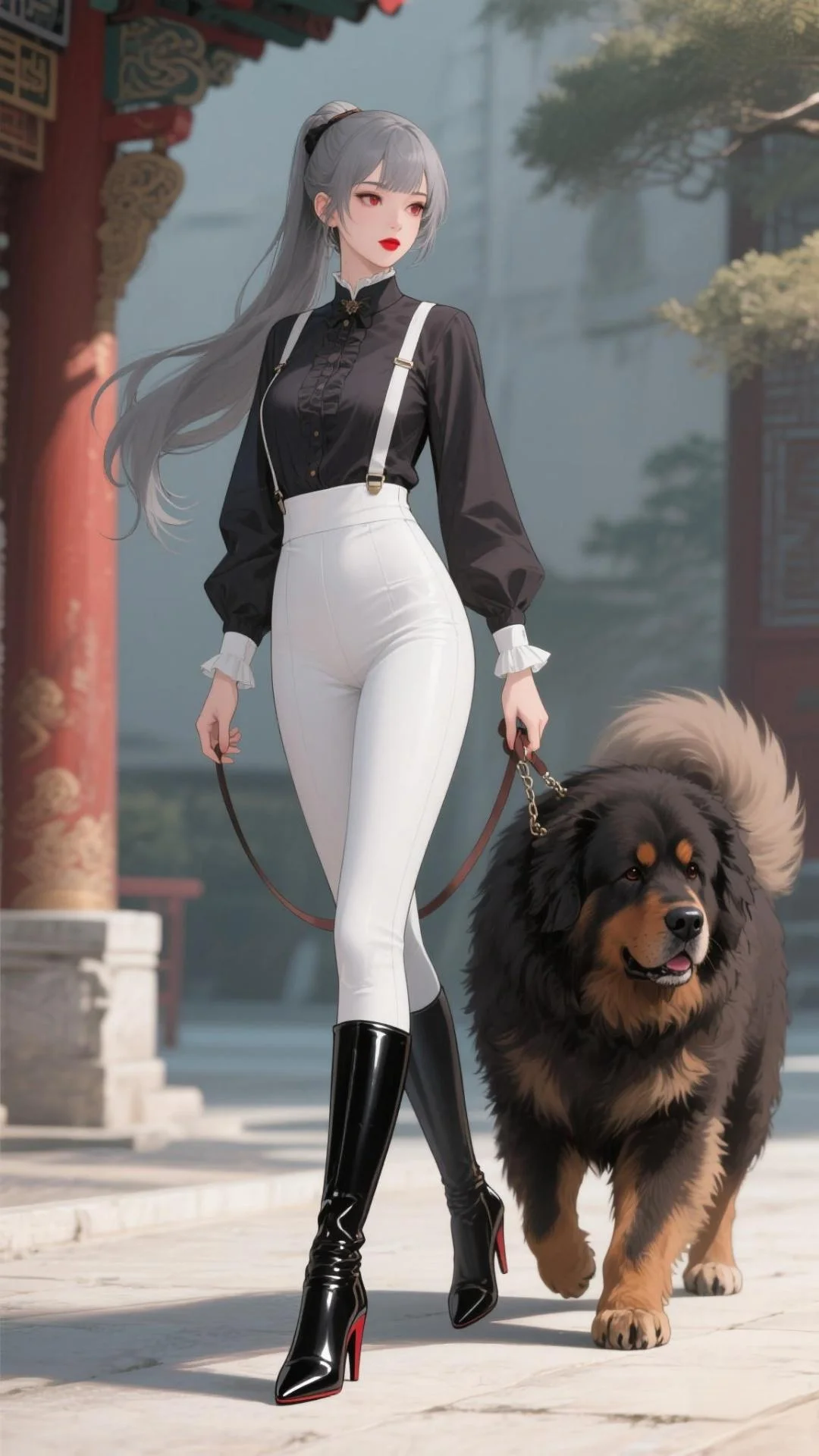 美女小姐姐与她的藏獒(一)