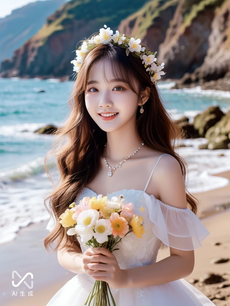 是遗落人间的仙女呀?，Ai生成图
