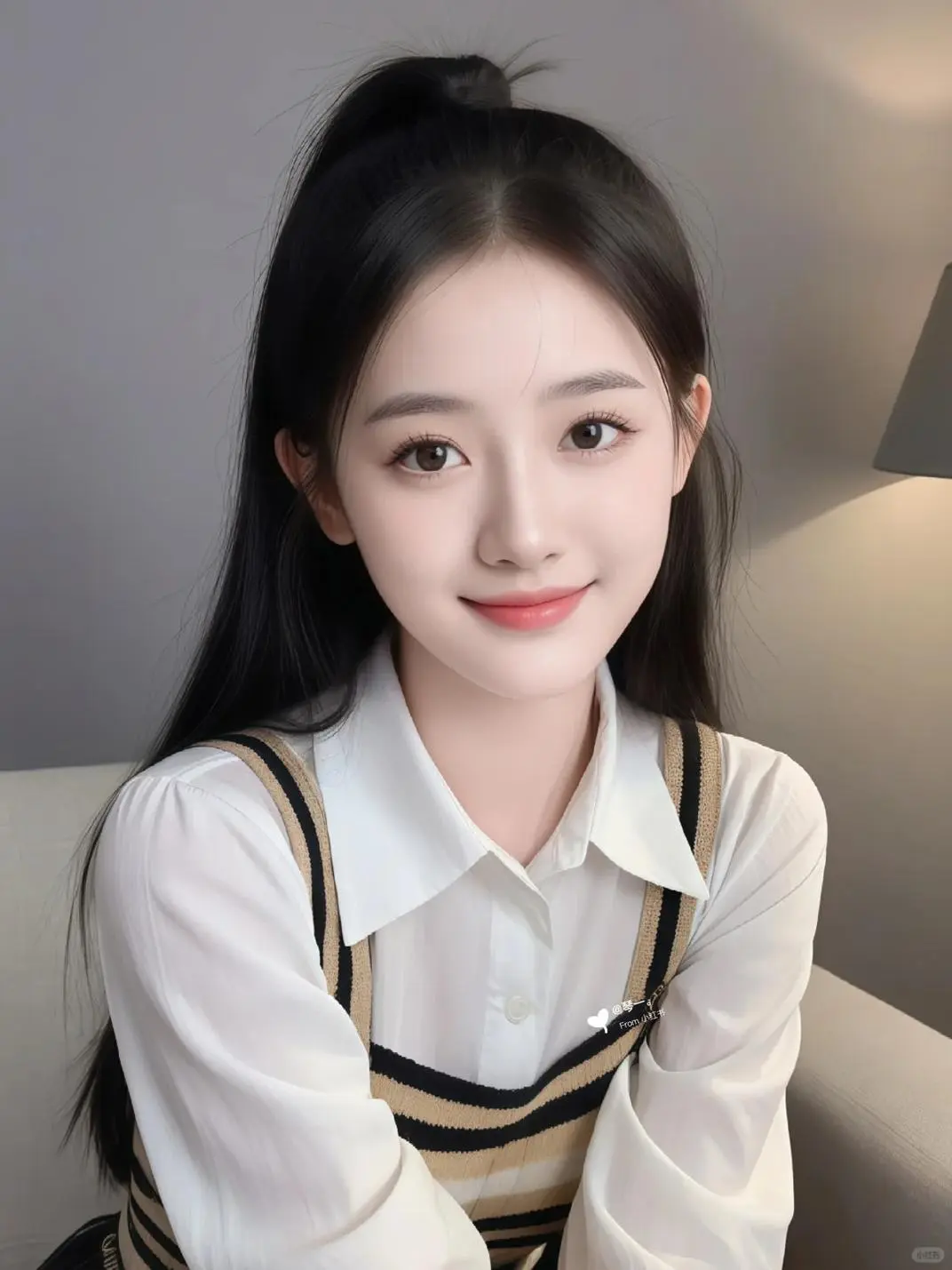 AI绘美人,温柔大方的虚拟女神