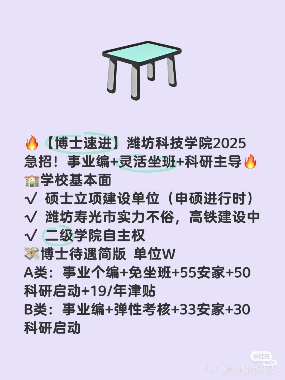 潍坊科技学院仍需招聘以下专业博士