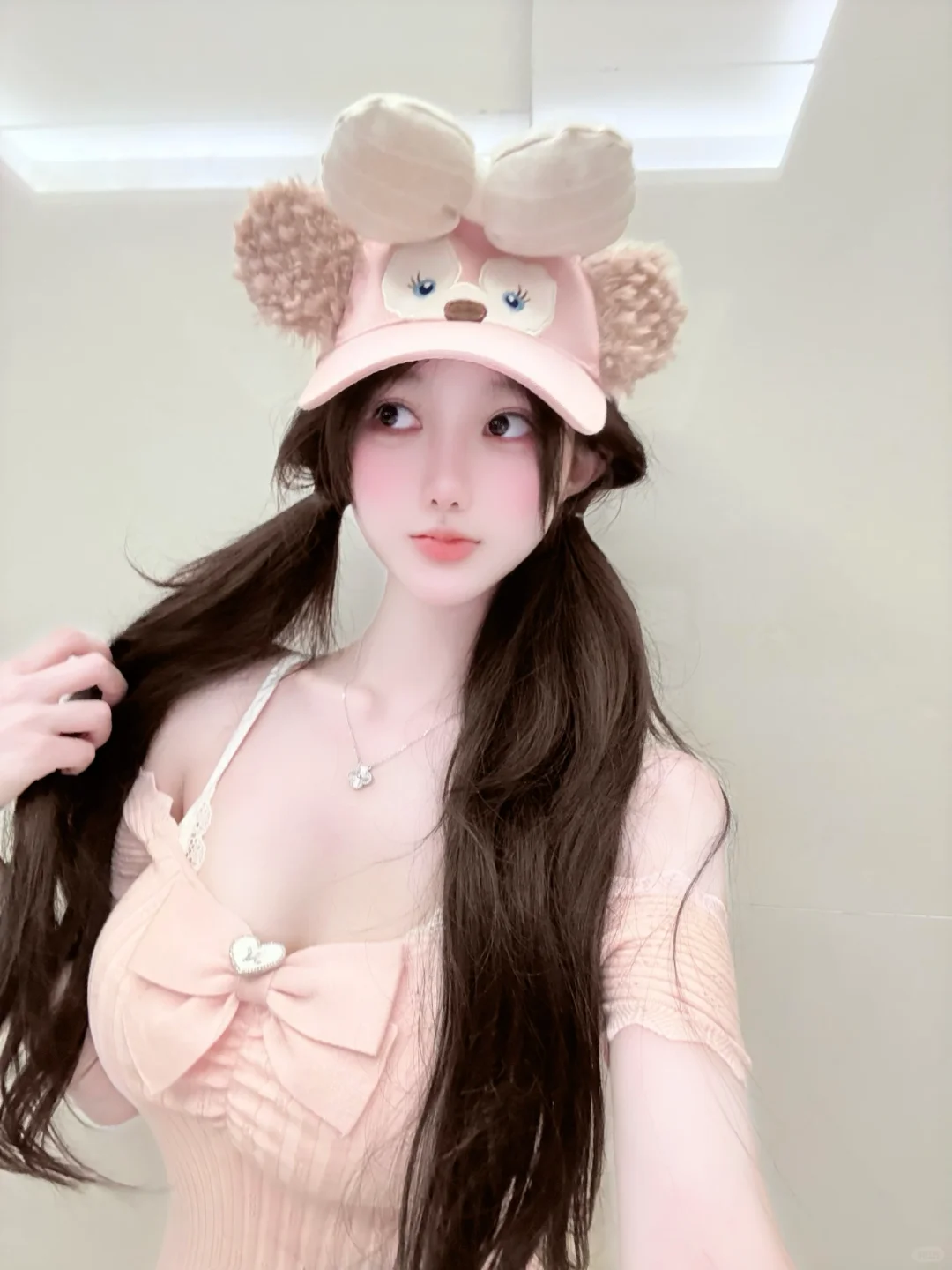 小蛋糕穿搭 肉桂粉素颜也能穿