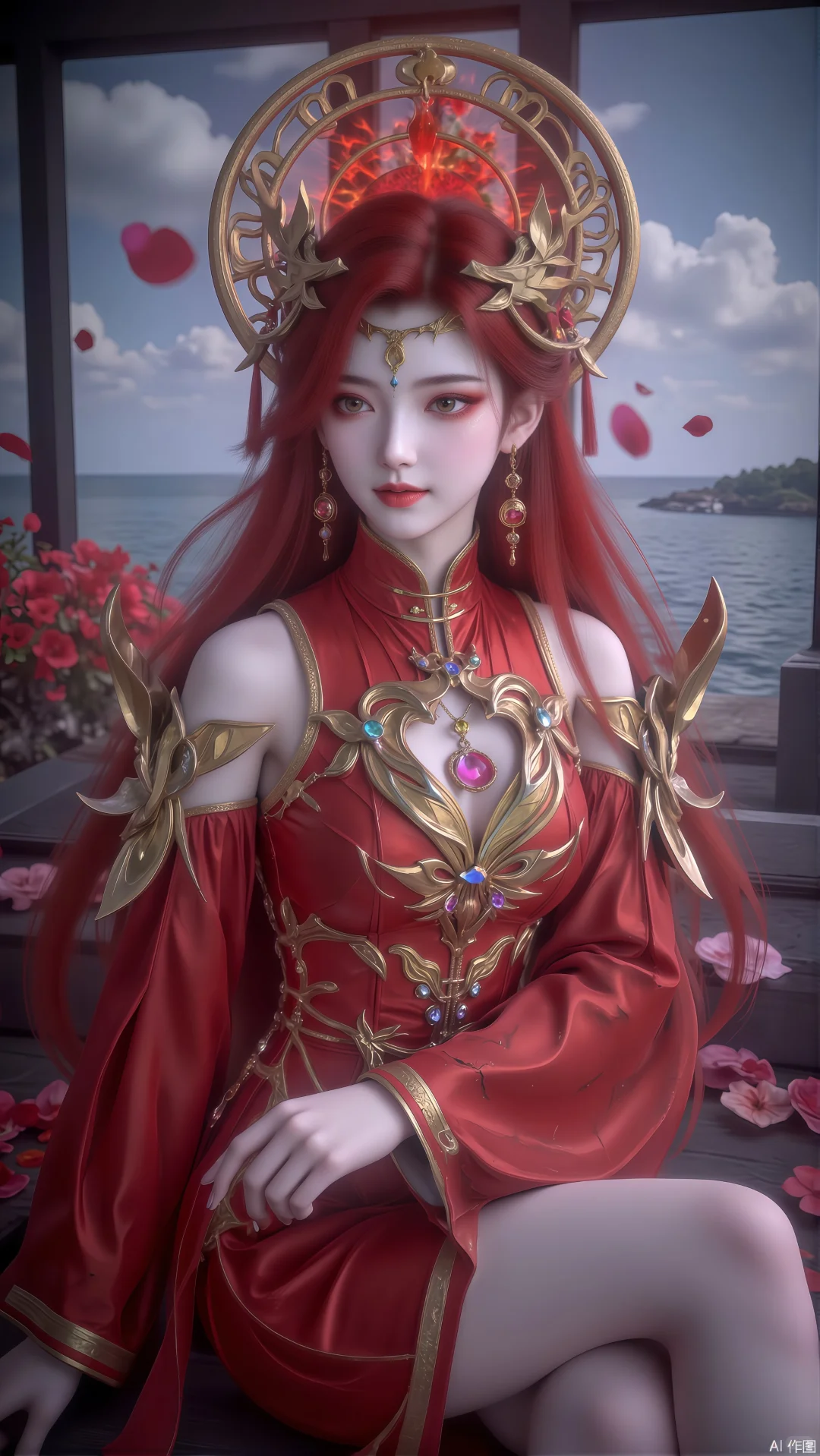 穿红衣的神女，谁不爱呢？