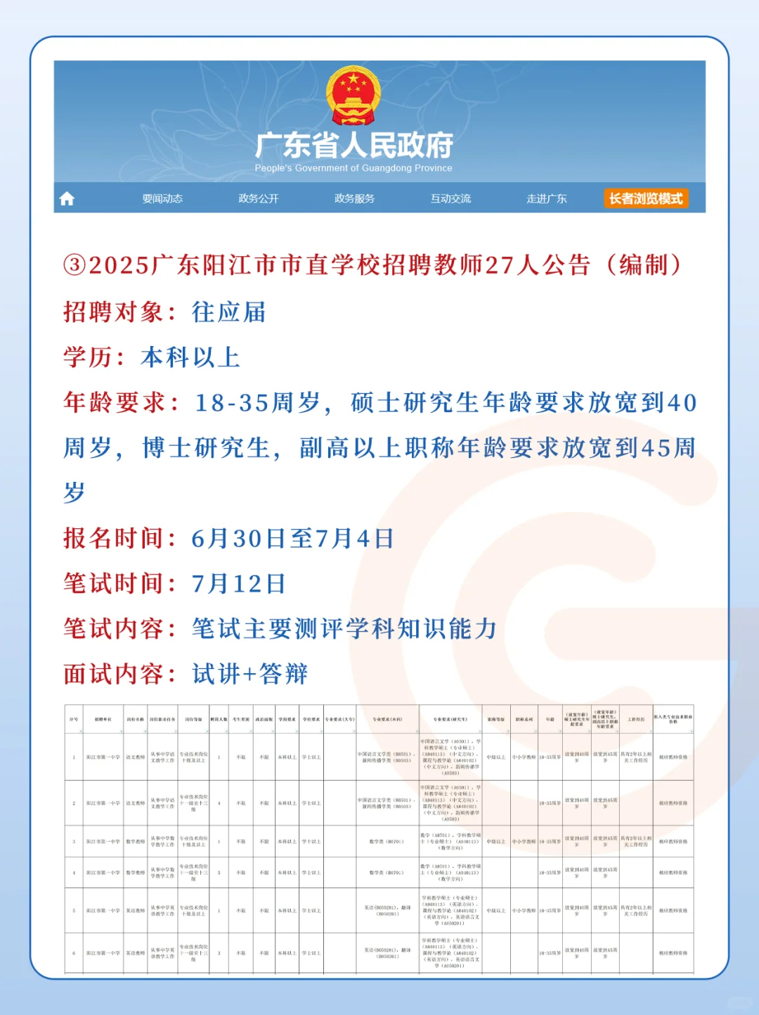 广东最新公告!公开招聘教师528人