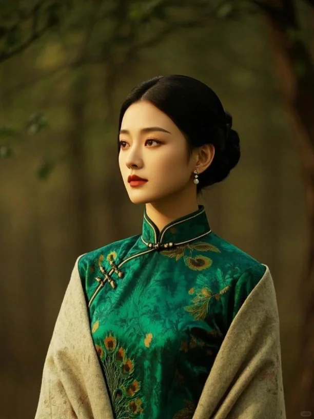 森系旗袍写真，超美！