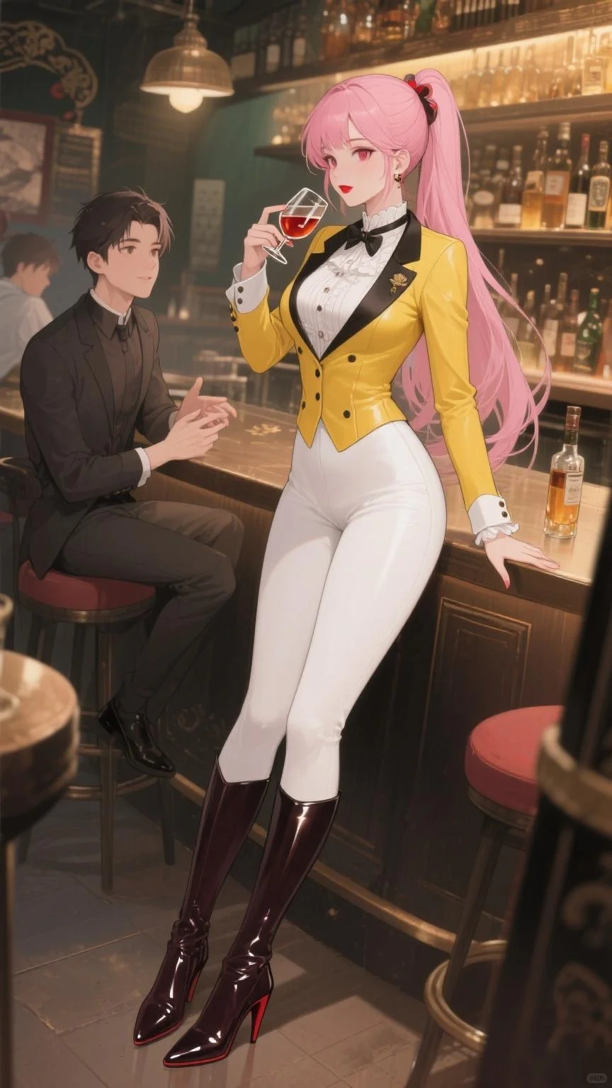 壁纸分享：酒吧里的美女小姐姐(二)