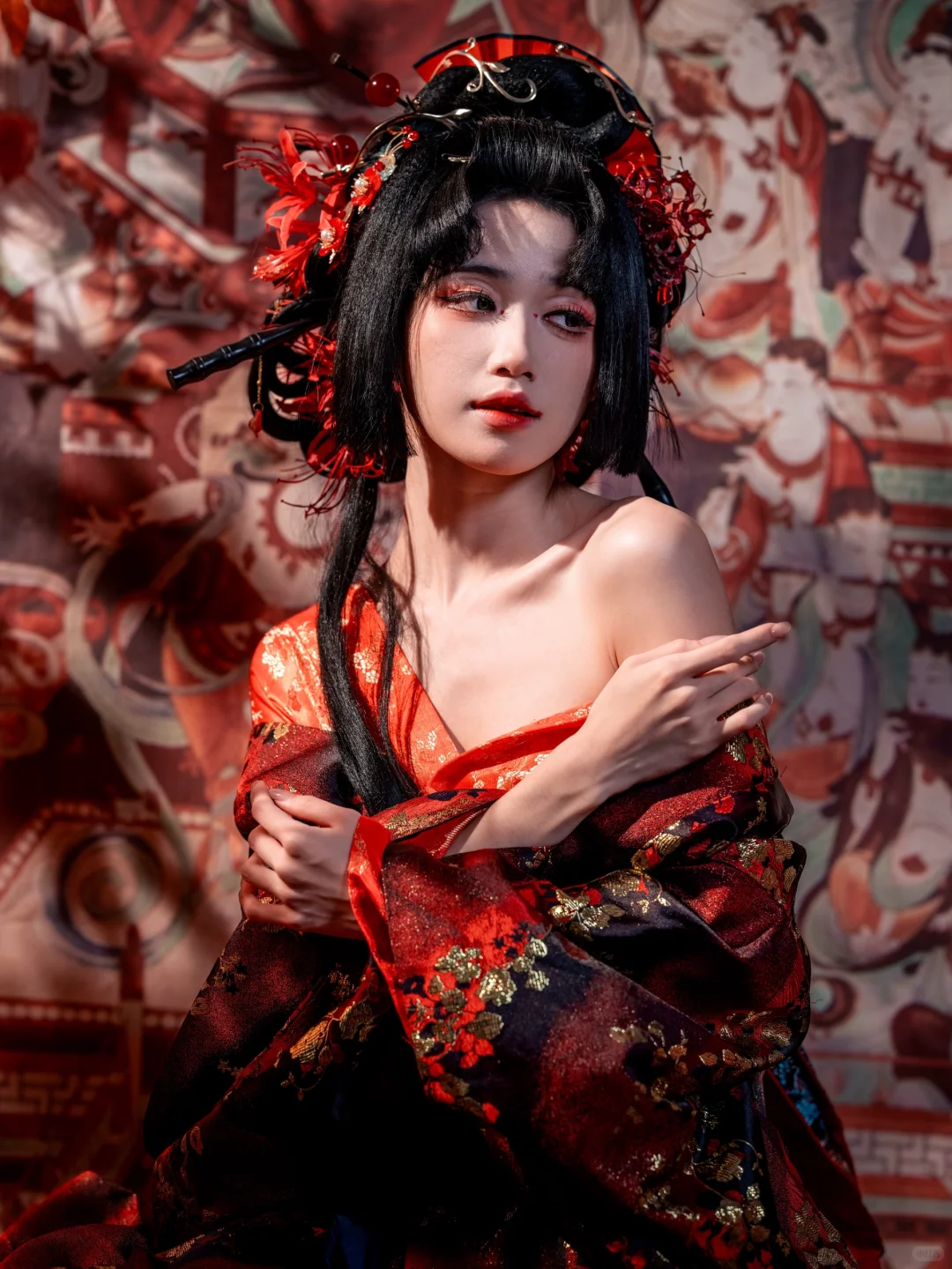 暗调花魁主题写真?