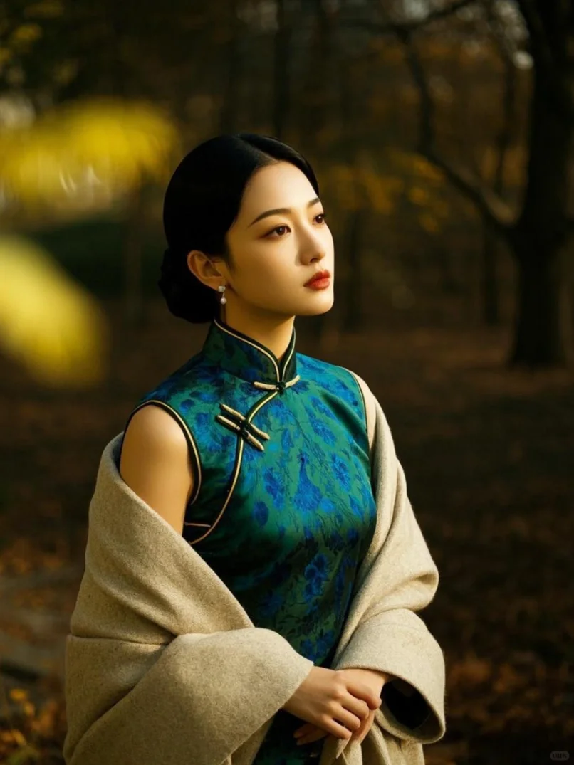 森系旗袍写真，超美！
