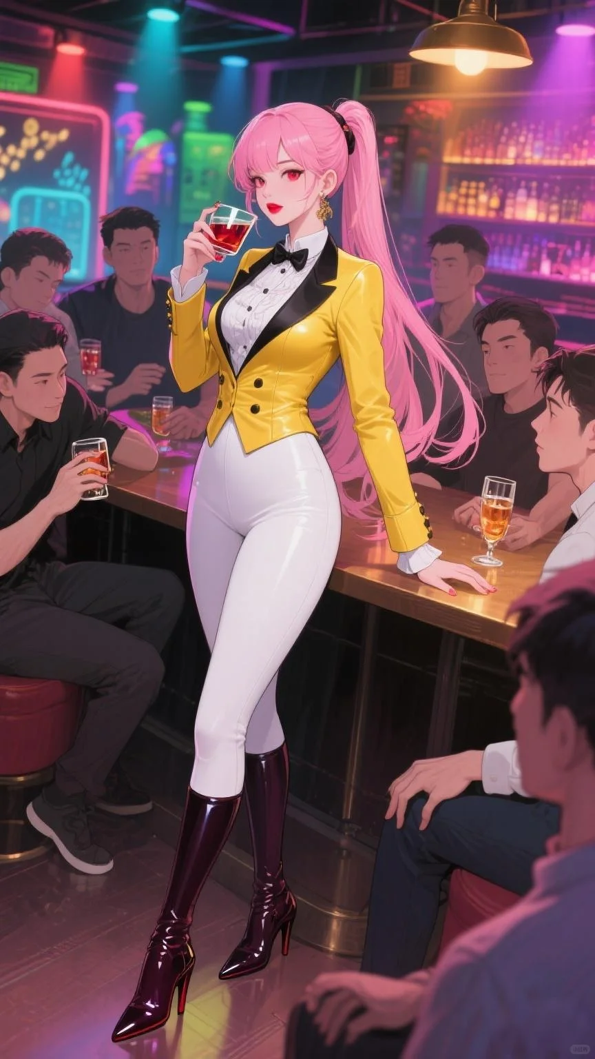 壁纸分享：酒吧里的美女小姐姐(二)