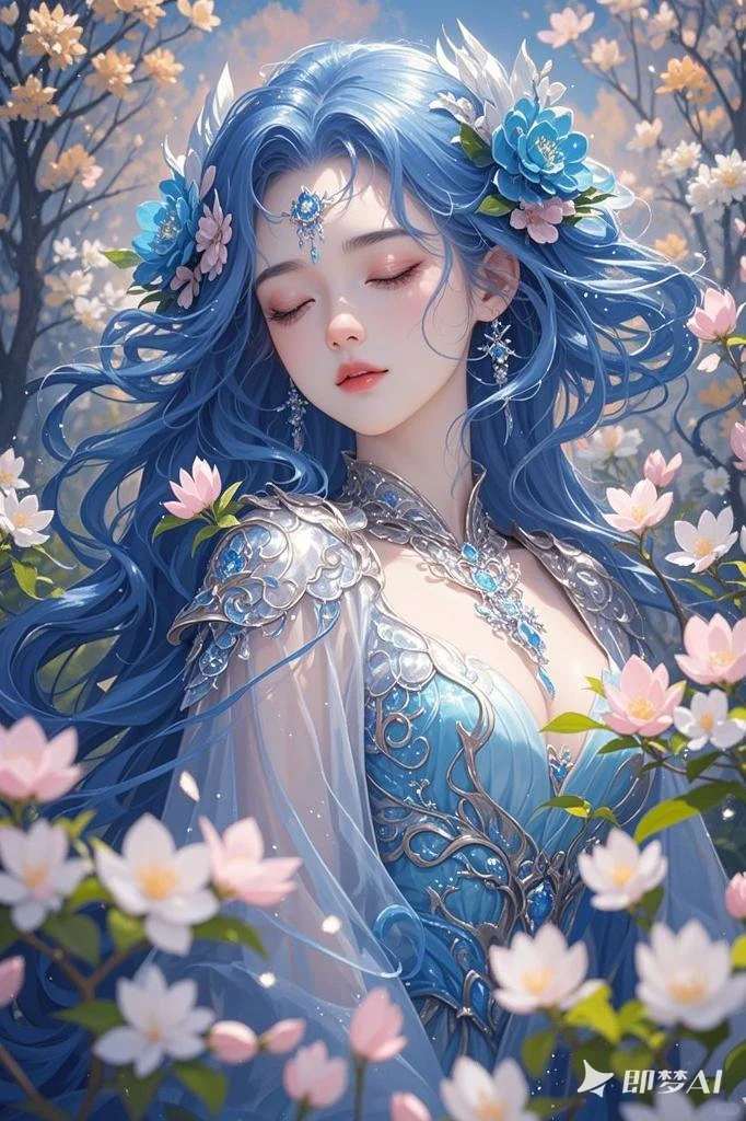 Ai绘画97 春日花神降临:揭秘春日女神图鉴