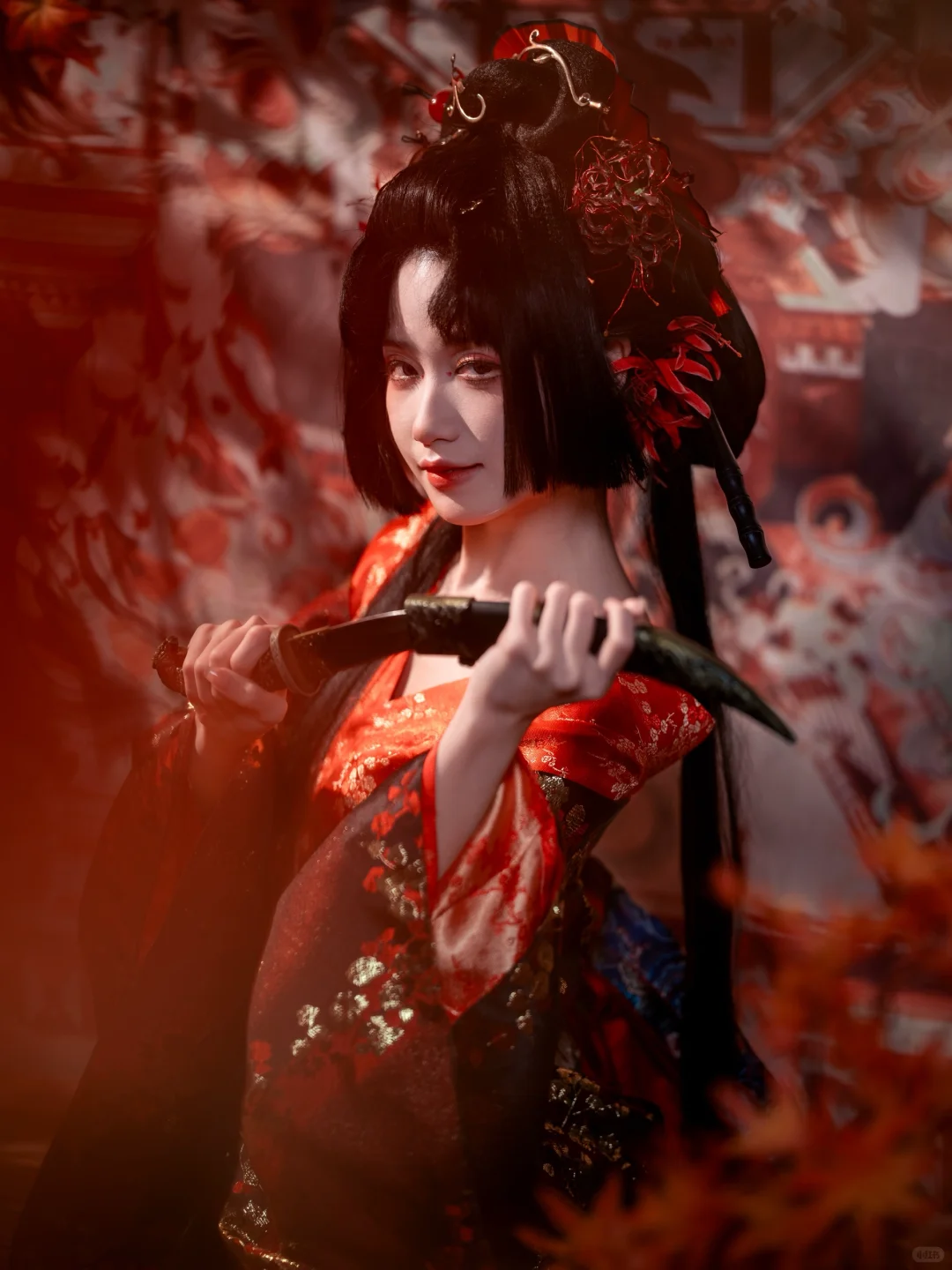 暗调花魁主题写真?