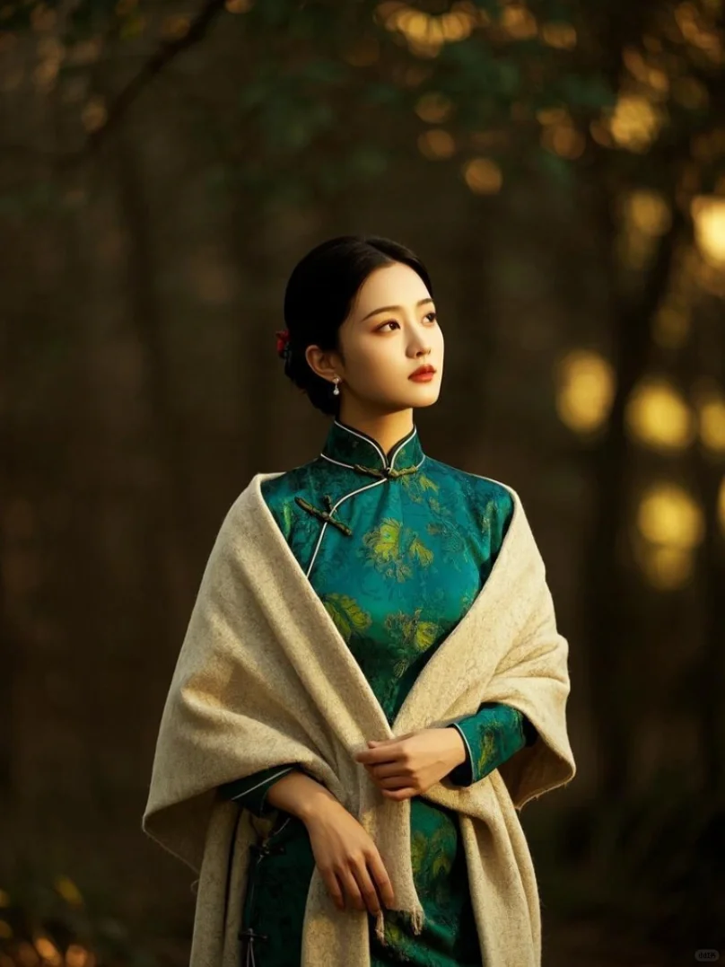 森系旗袍写真，超美！