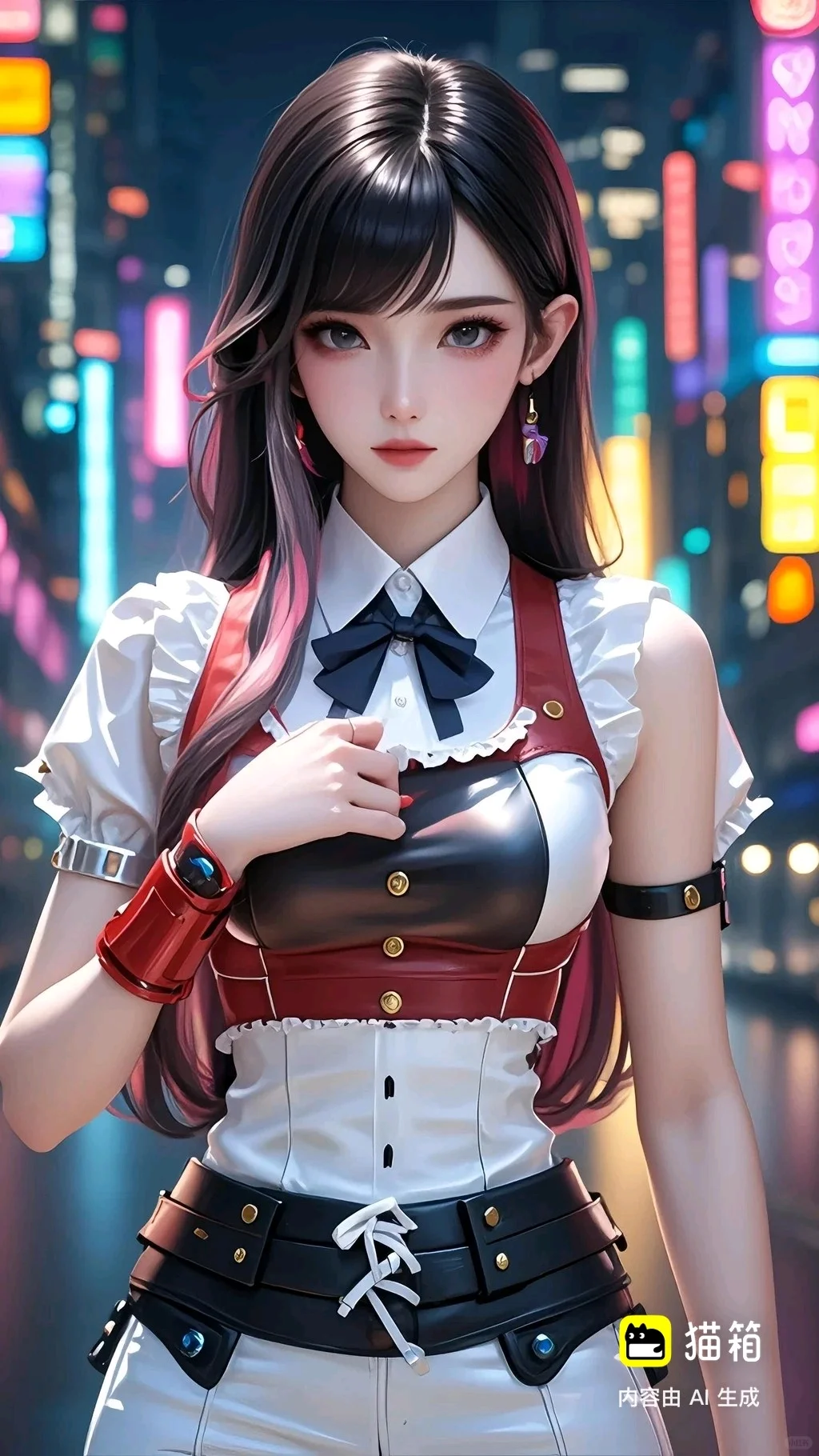 AI绘图里的百变少女?