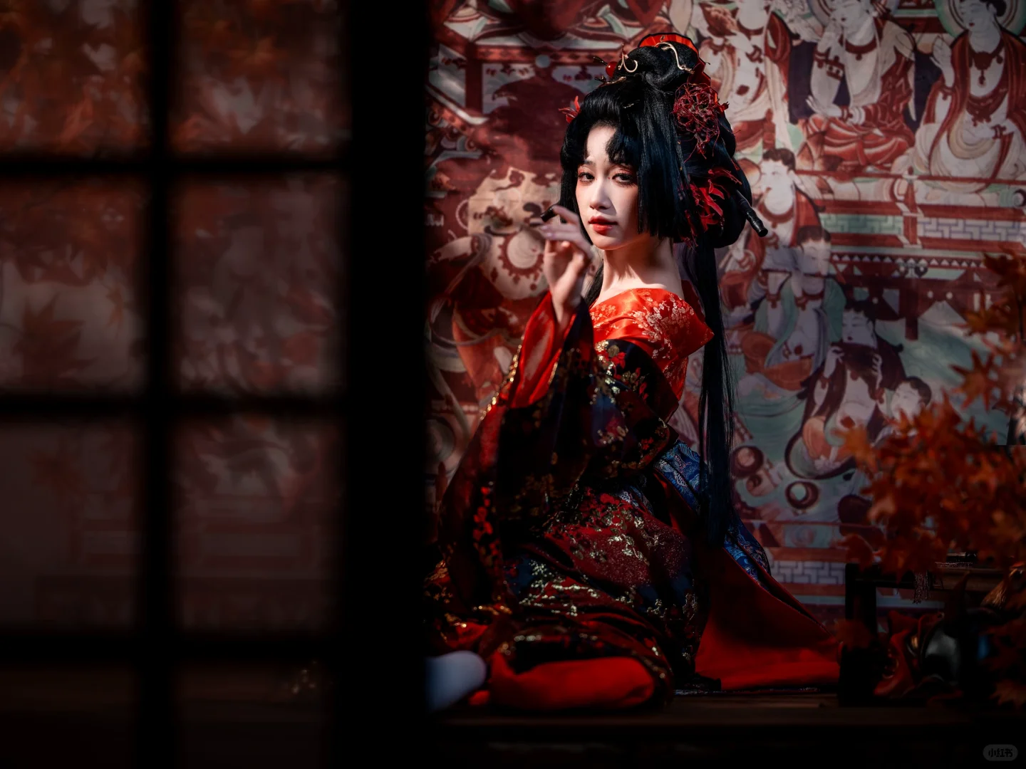 暗调花魁主题写真?