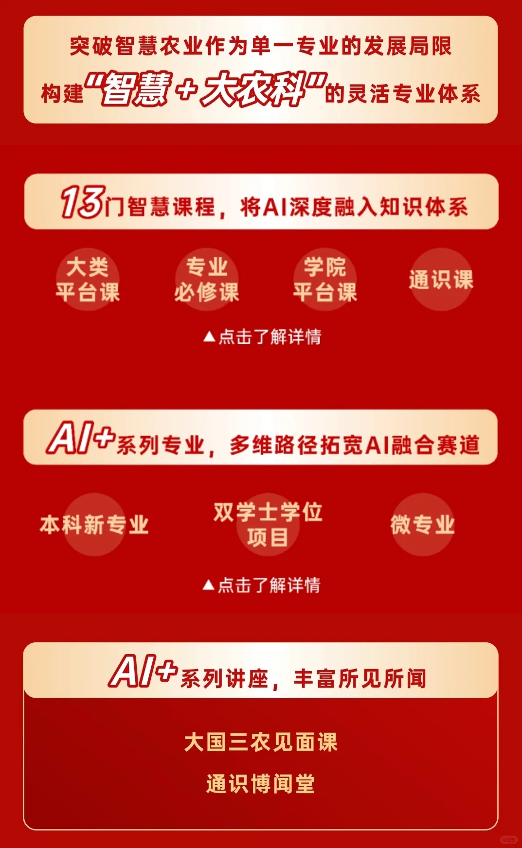 中农5大招生亮点,未来农业赛道抢先占领
