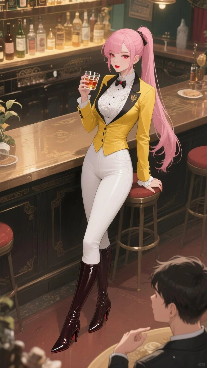 壁纸分享：酒吧里的美女小姐姐(二)