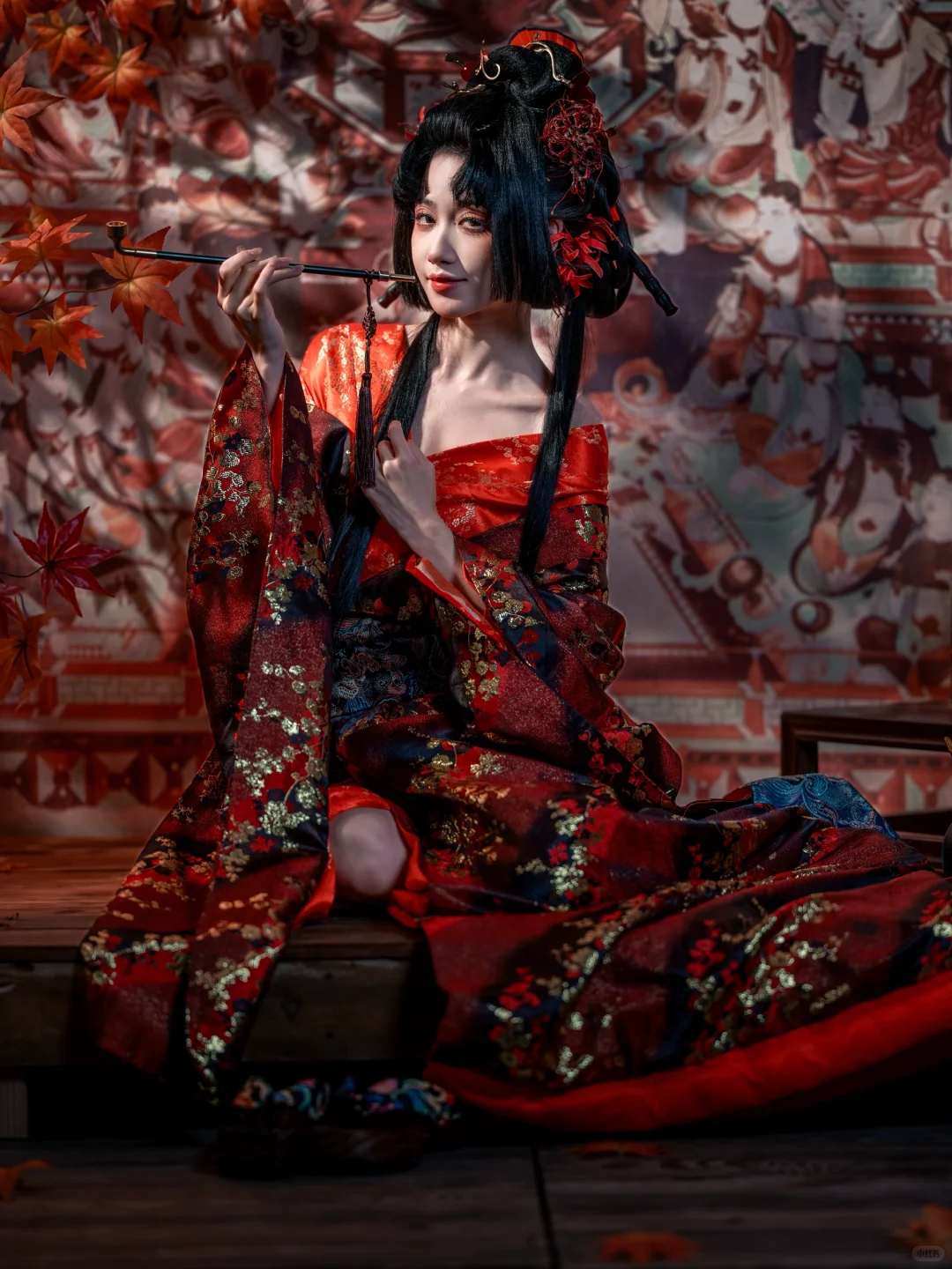 暗调花魁主题写真?