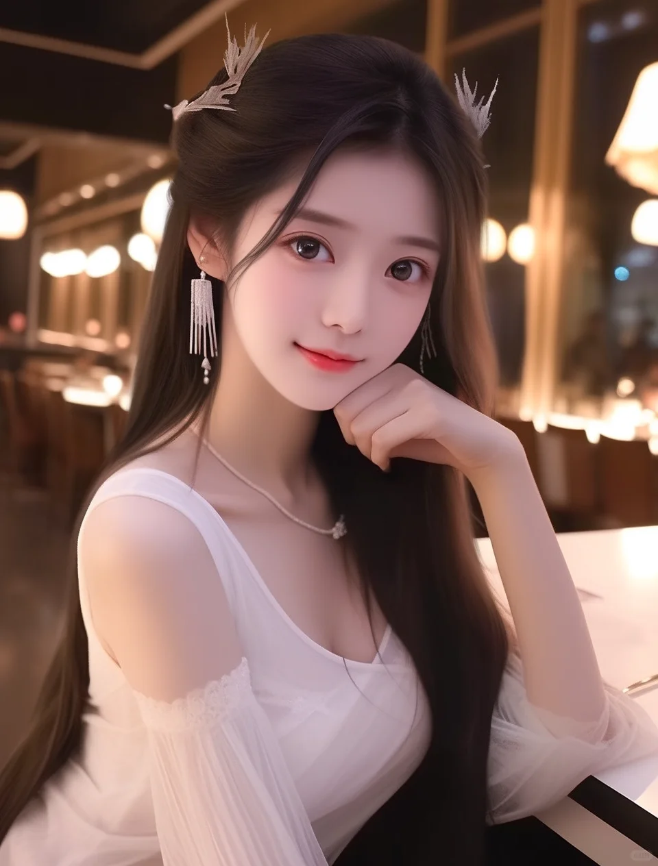 高冷气质美女