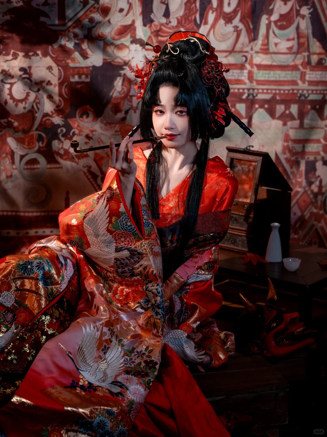 暗调花魁主题写真?