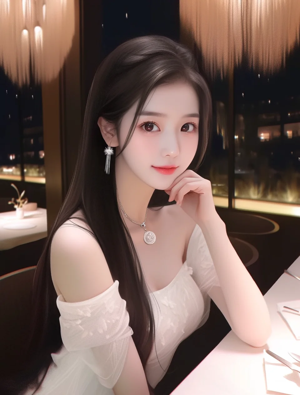 高冷气质美女