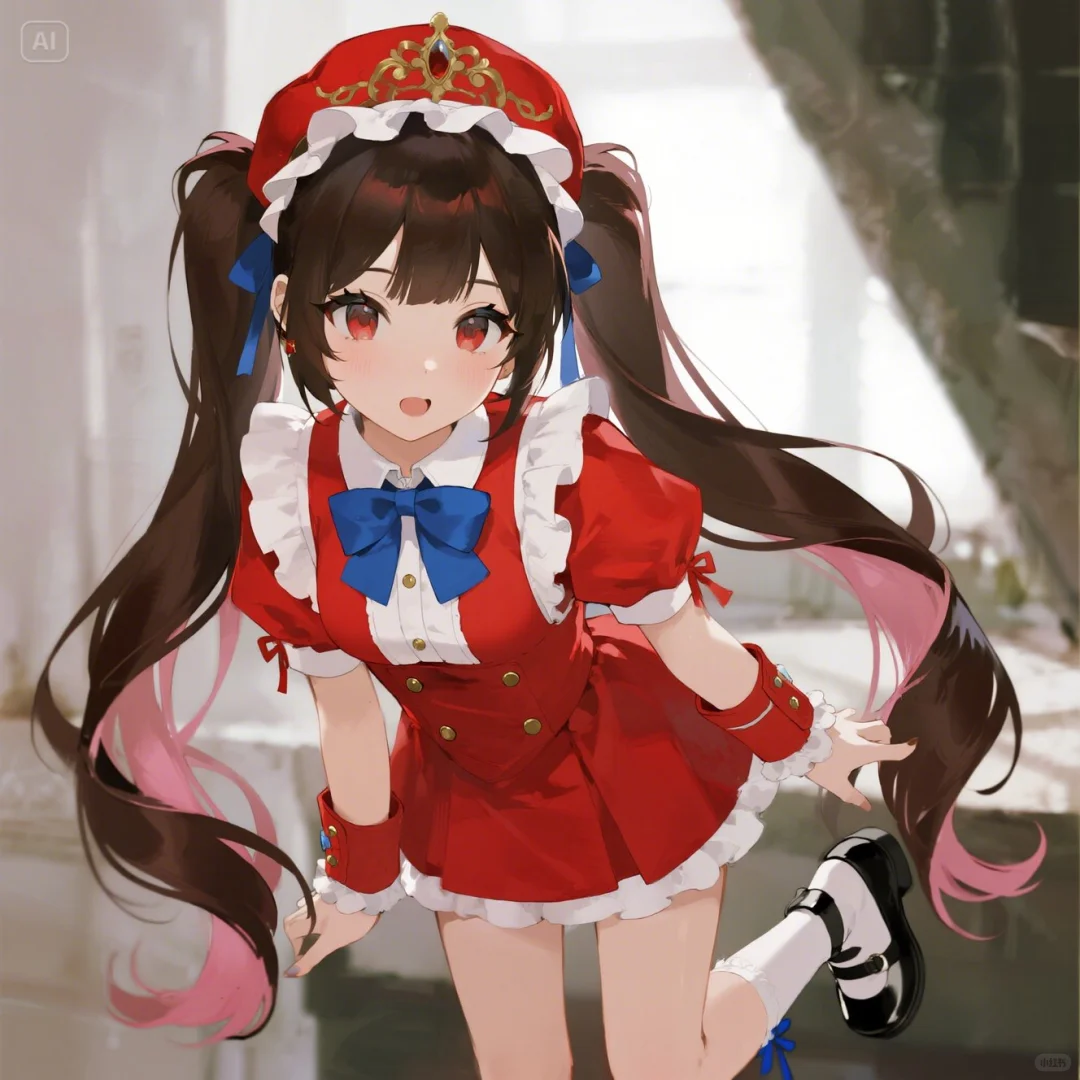 AI绘图里的百变少女?