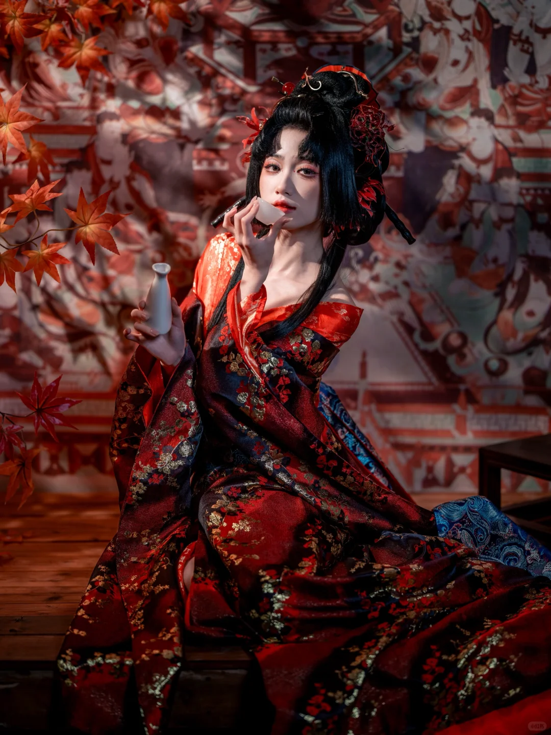 暗调花魁主题写真?