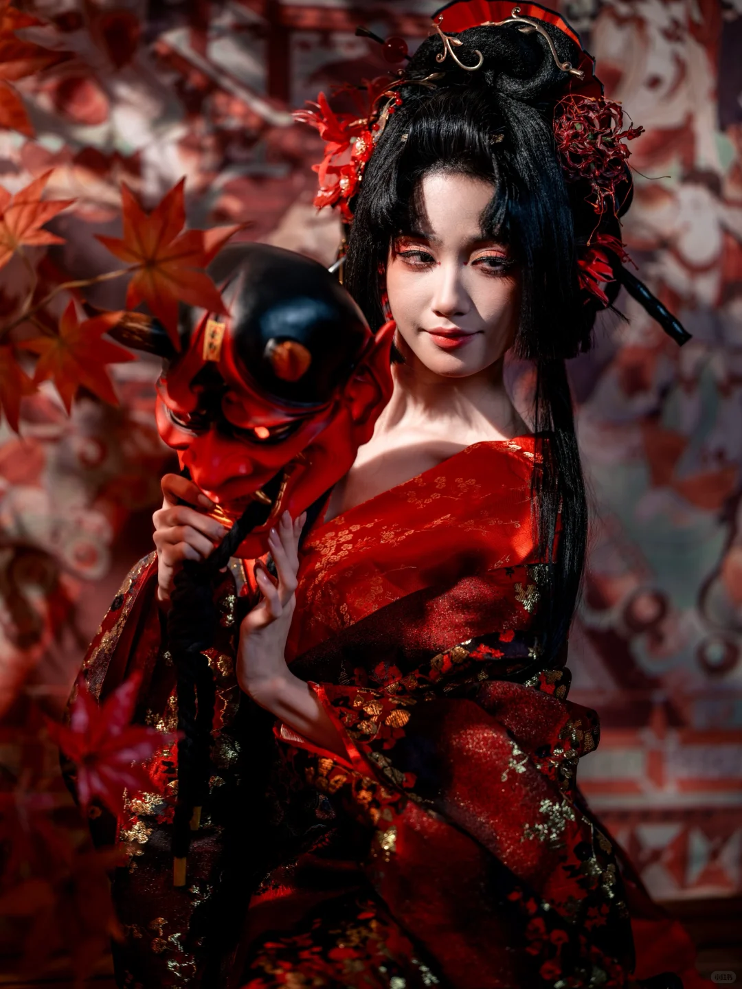 暗调花魁主题写真?