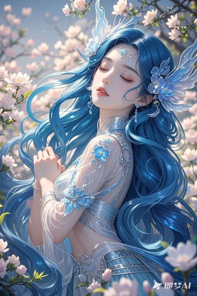 Ai绘画97 春日花神降临:揭秘春日女神图鉴