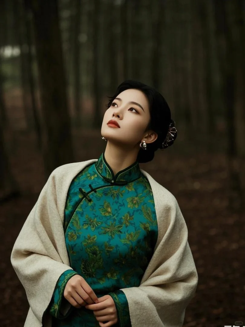 森系旗袍写真，超美！