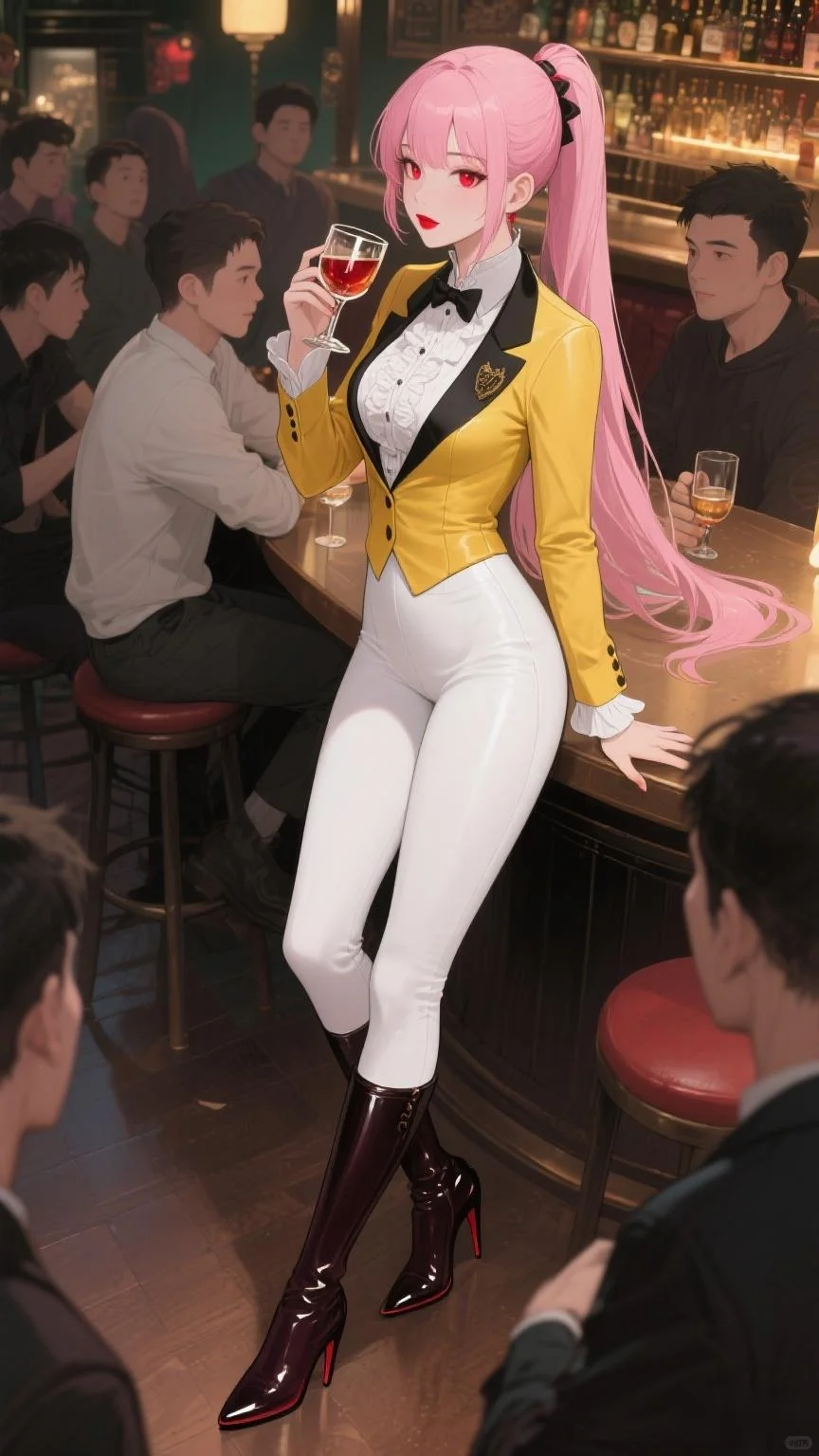 壁纸分享：酒吧里的美女小姐姐(二)