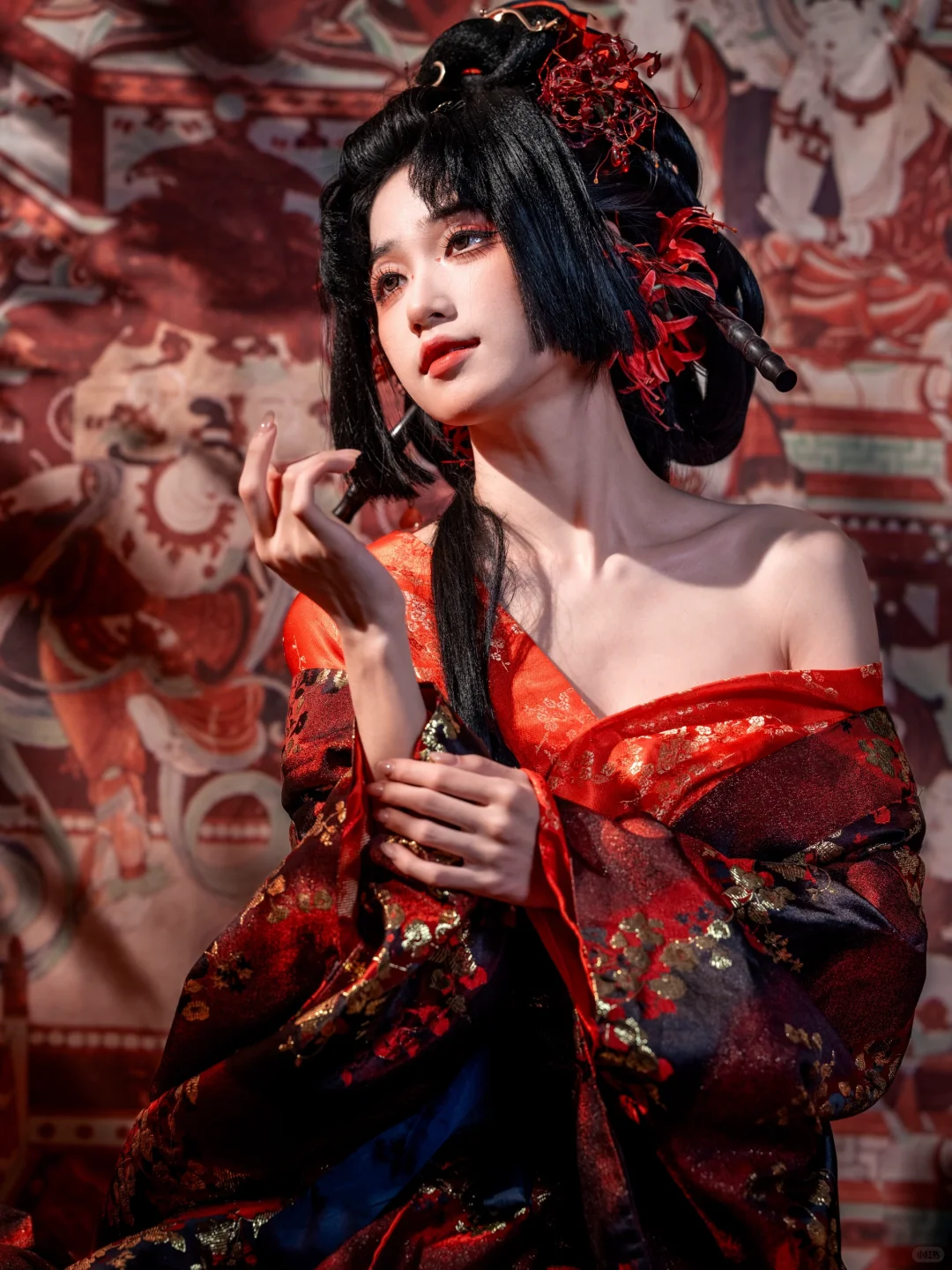 暗调花魁主题写真?