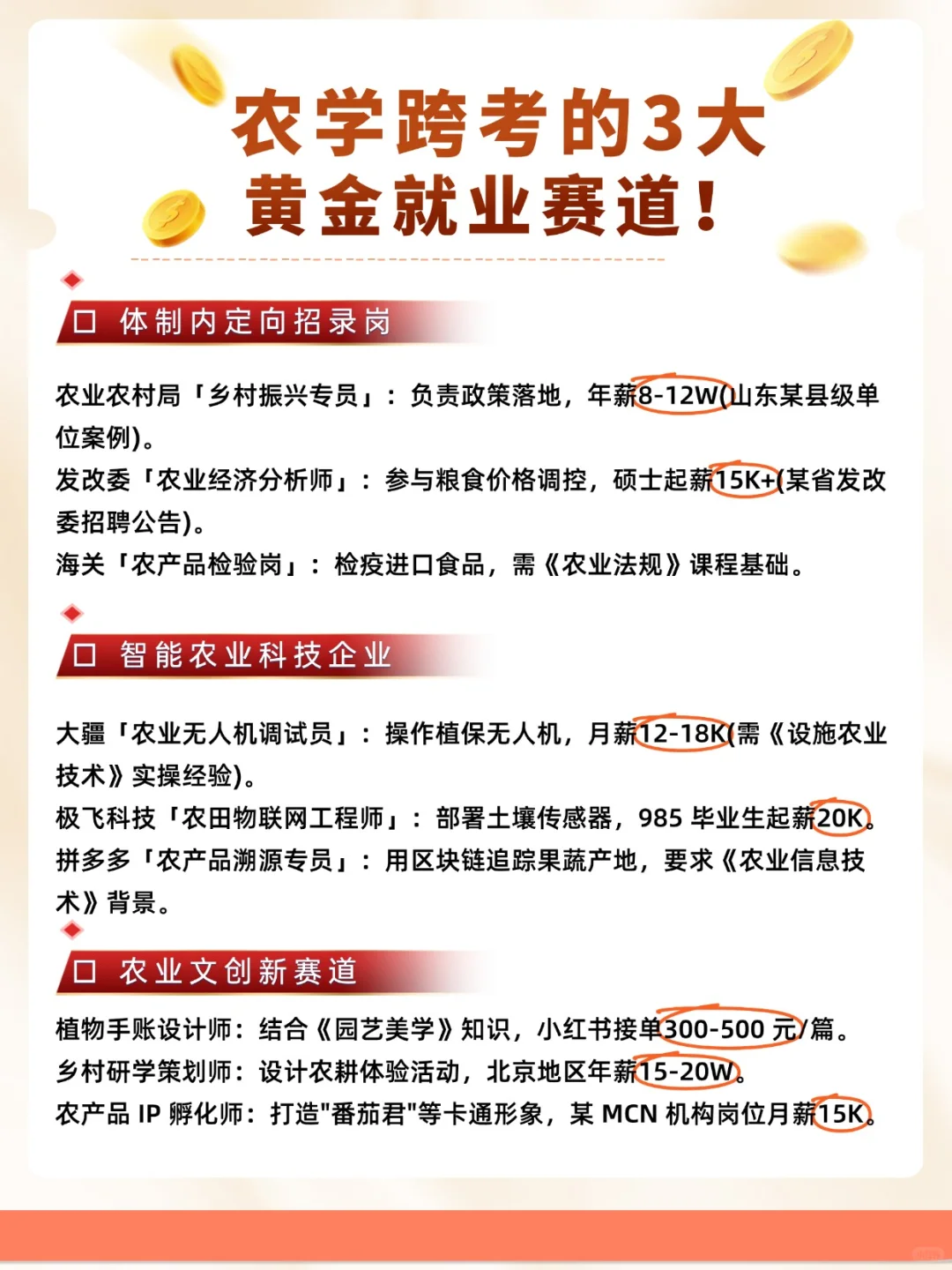 农学跨考的 3 大黄金就业赛道