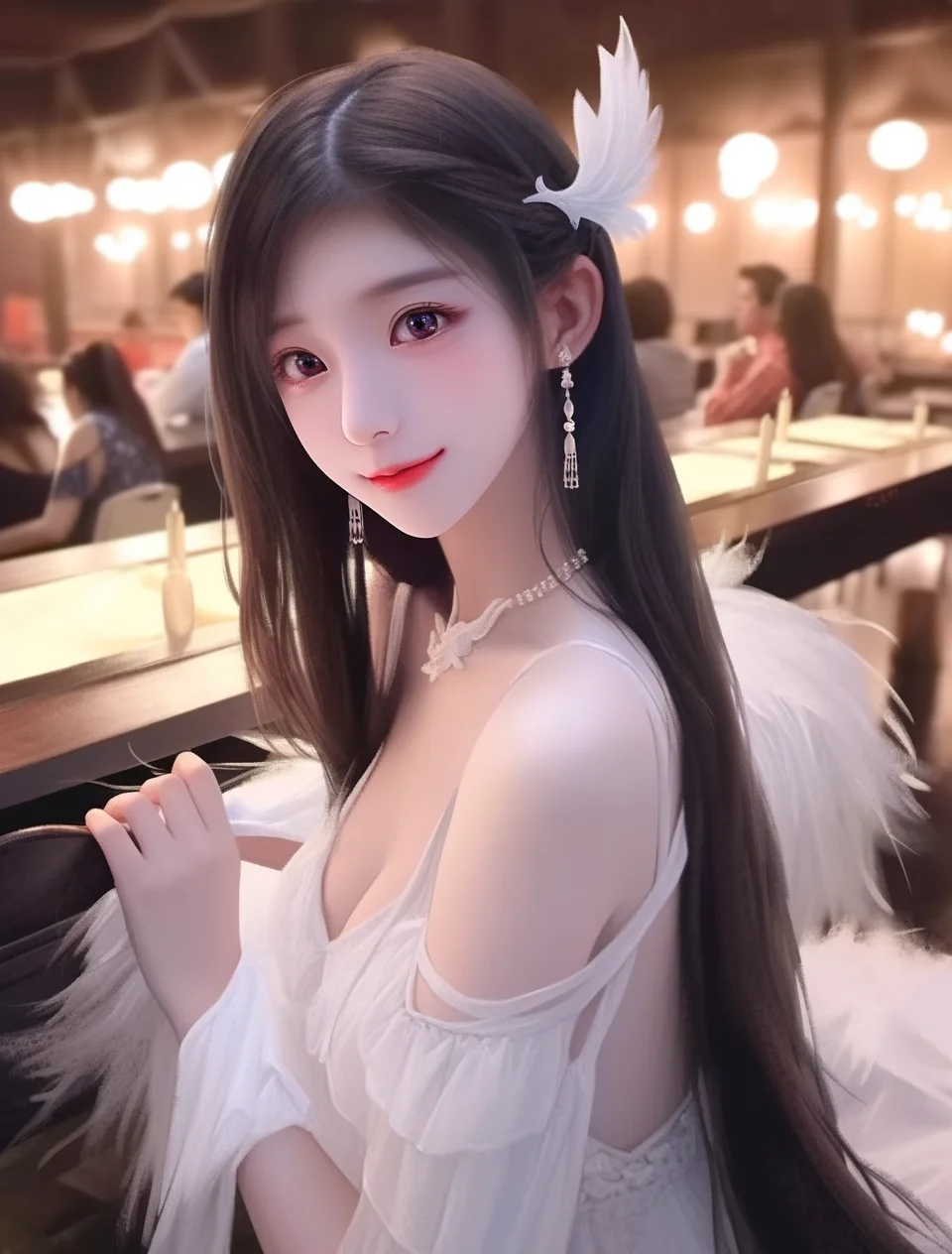 高冷气质美女