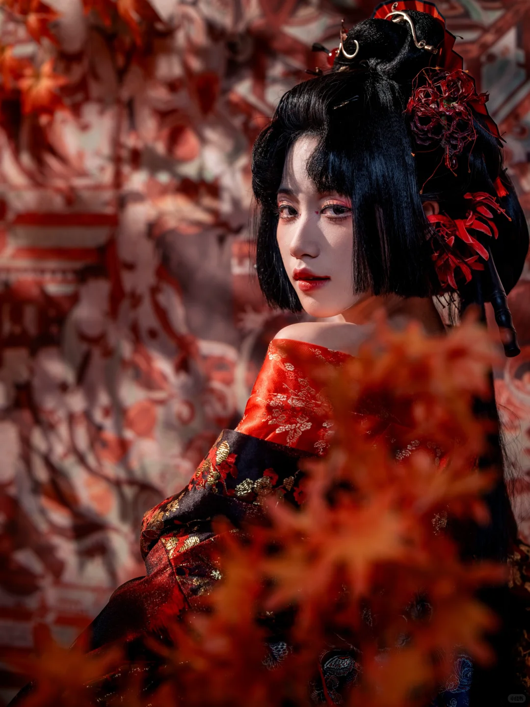 暗调花魁主题写真?