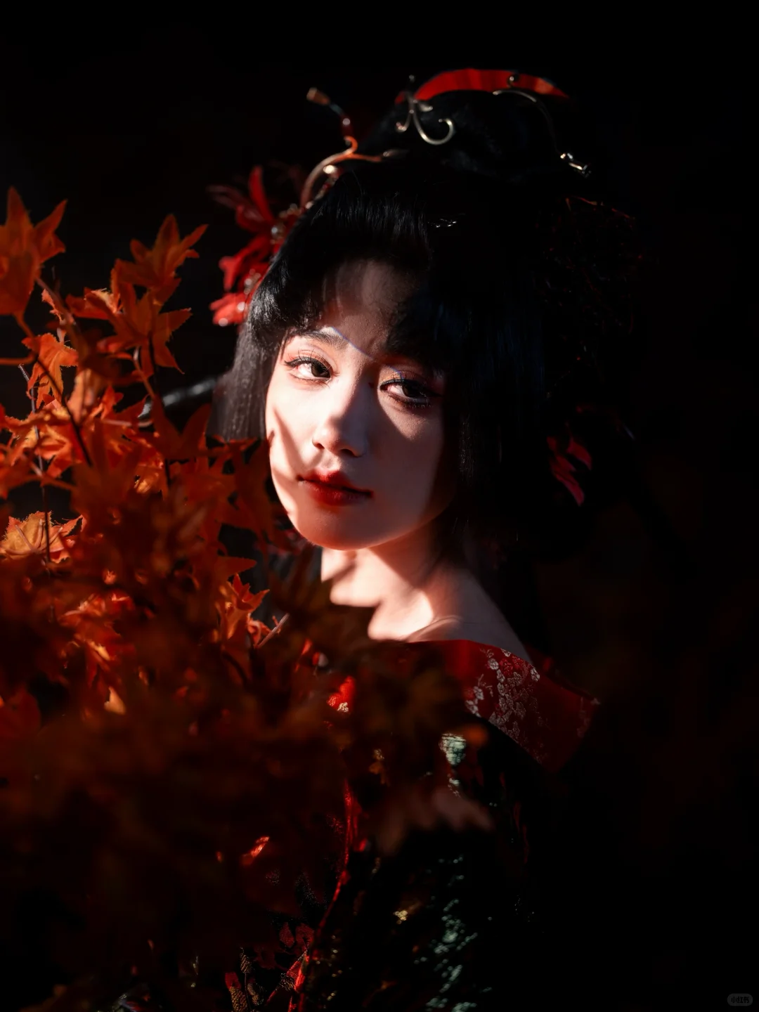 暗调花魁主题写真?