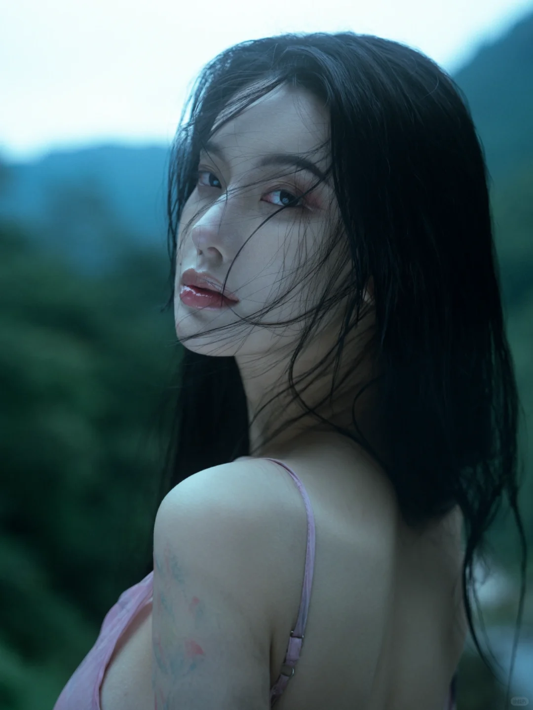 差点给模特冻成木乃伊拍完的一组图