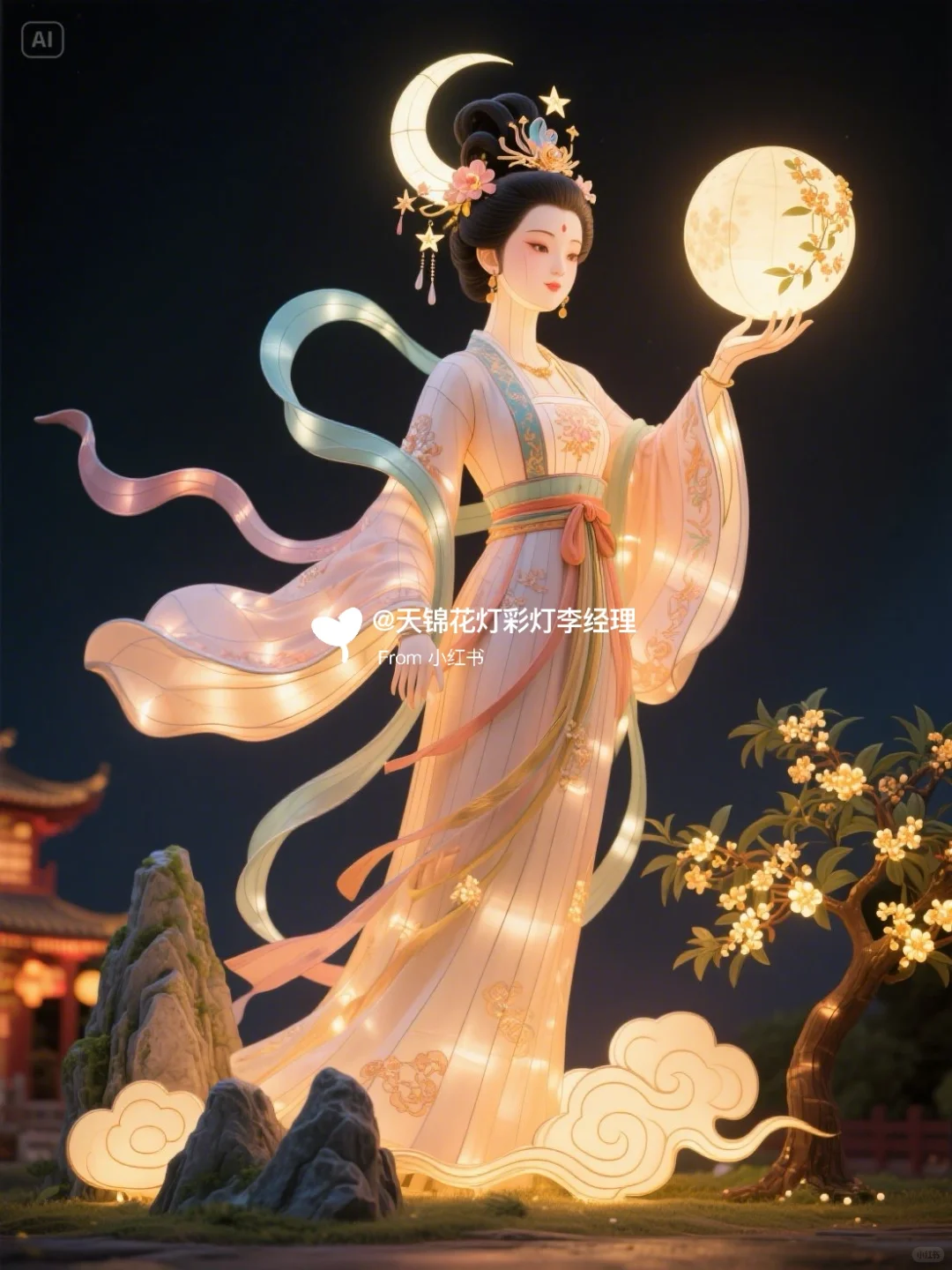 最美女神花灯