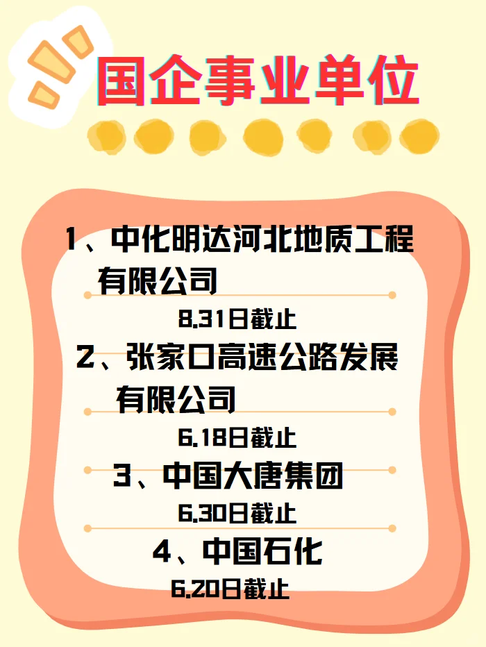 最新招聘合集来啦