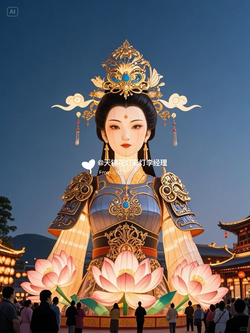 最美女神花灯