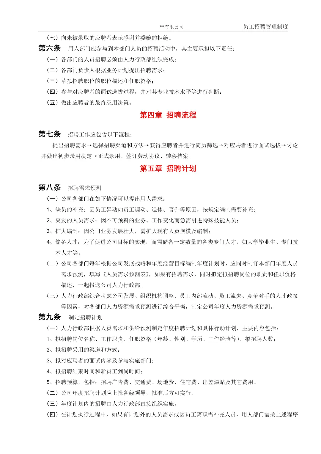 干人事9年，总结的招聘管理制度