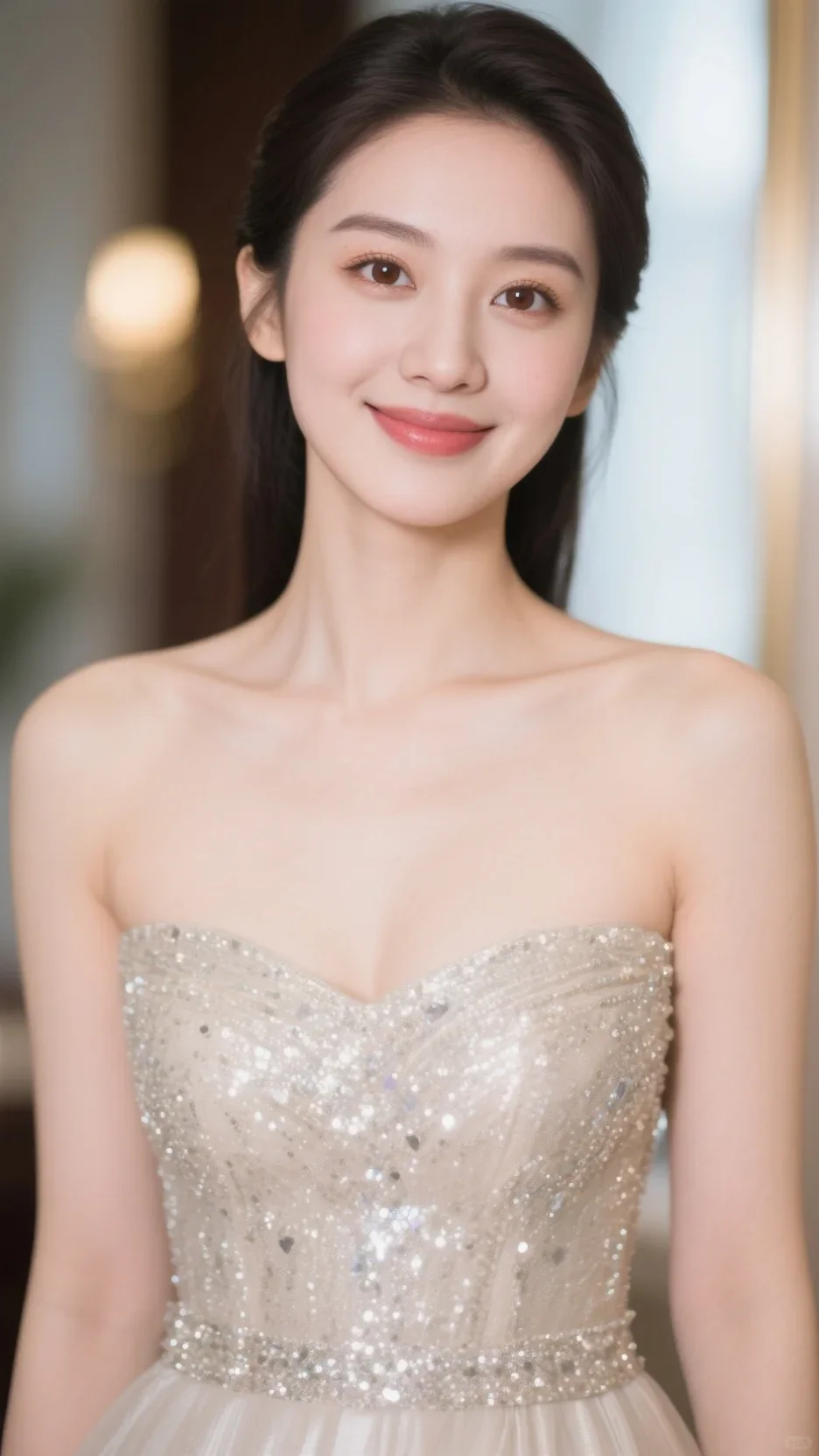 图片提示词:东方缪斯美女