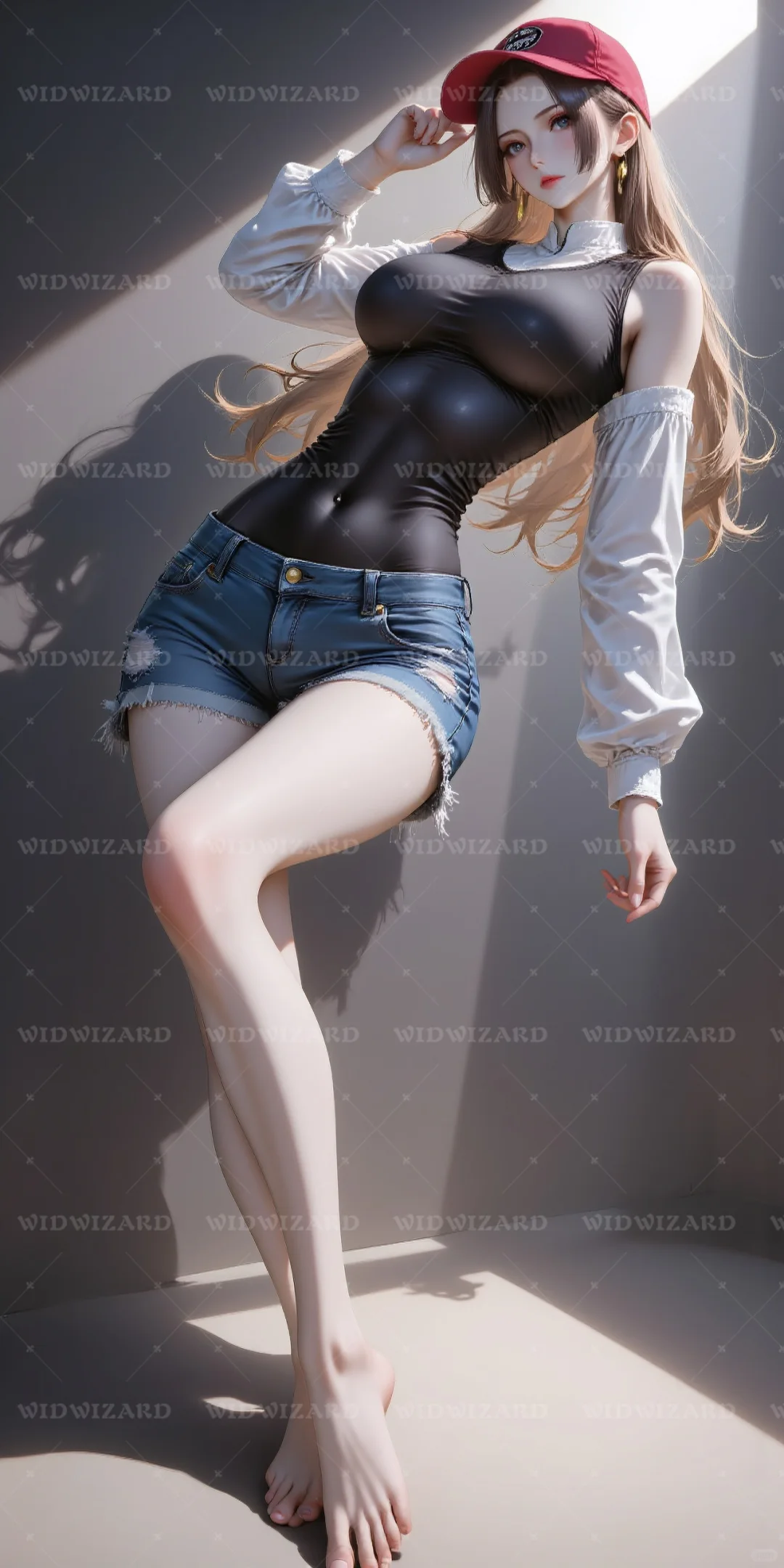 热辣潮女！