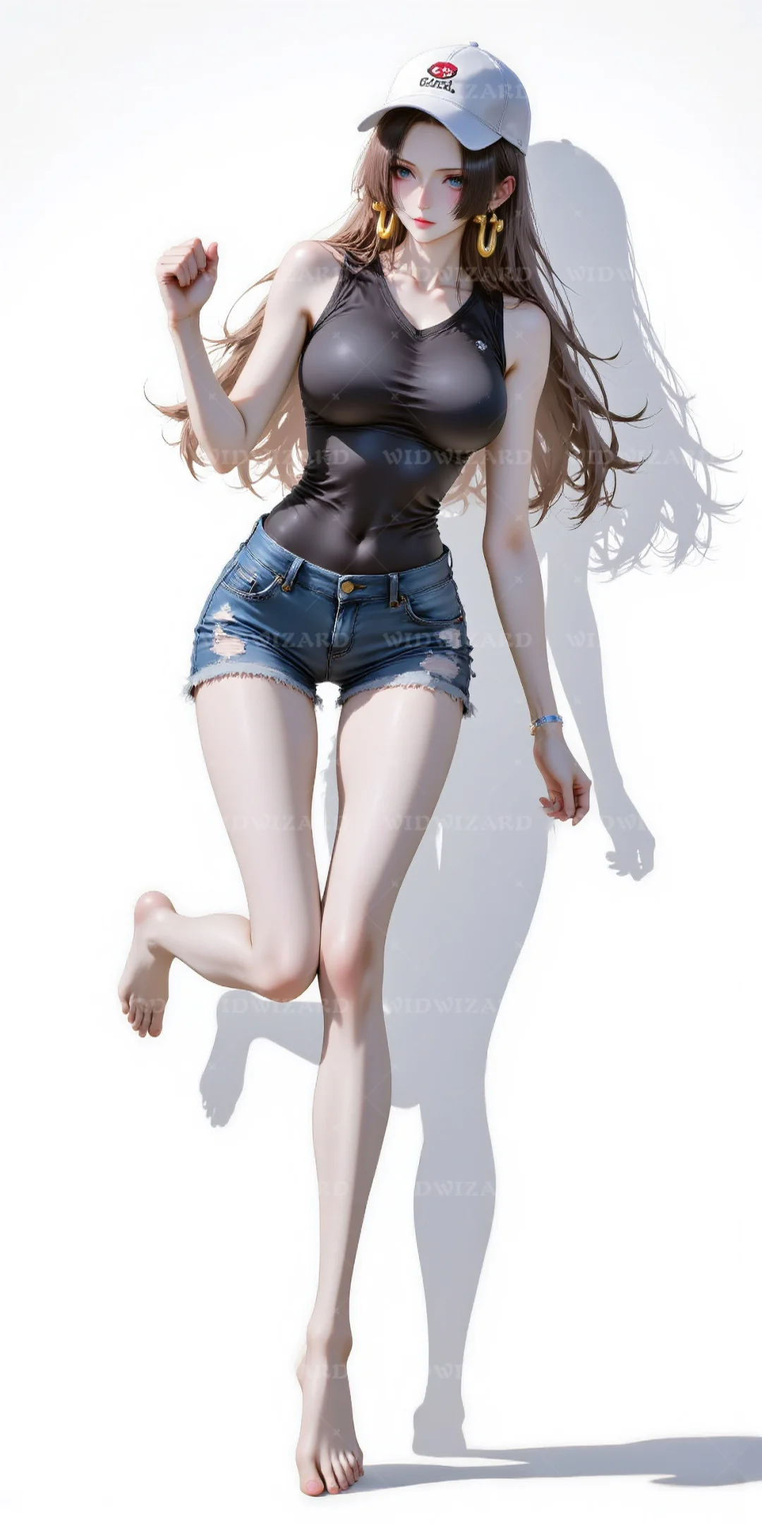 热辣潮女！