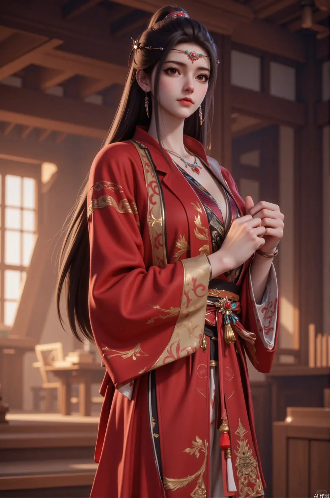 沧元图柳七月，没有华丽颜色也漂亮