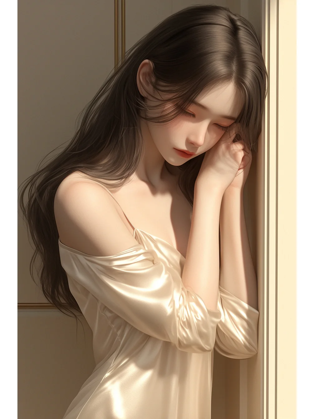 AI画美女｜等不到的人 不必再等 （含咒语）