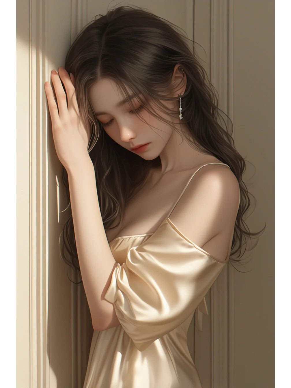 AI画美女｜等不到的人 不必再等 （含咒语）