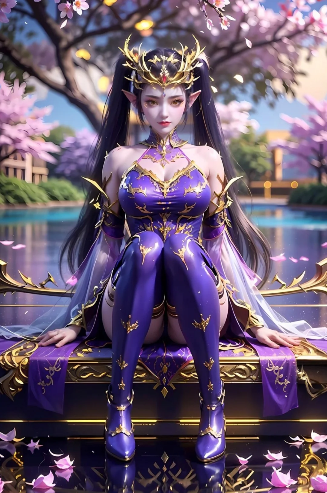新太虚古龙族龙皇——紫妍
