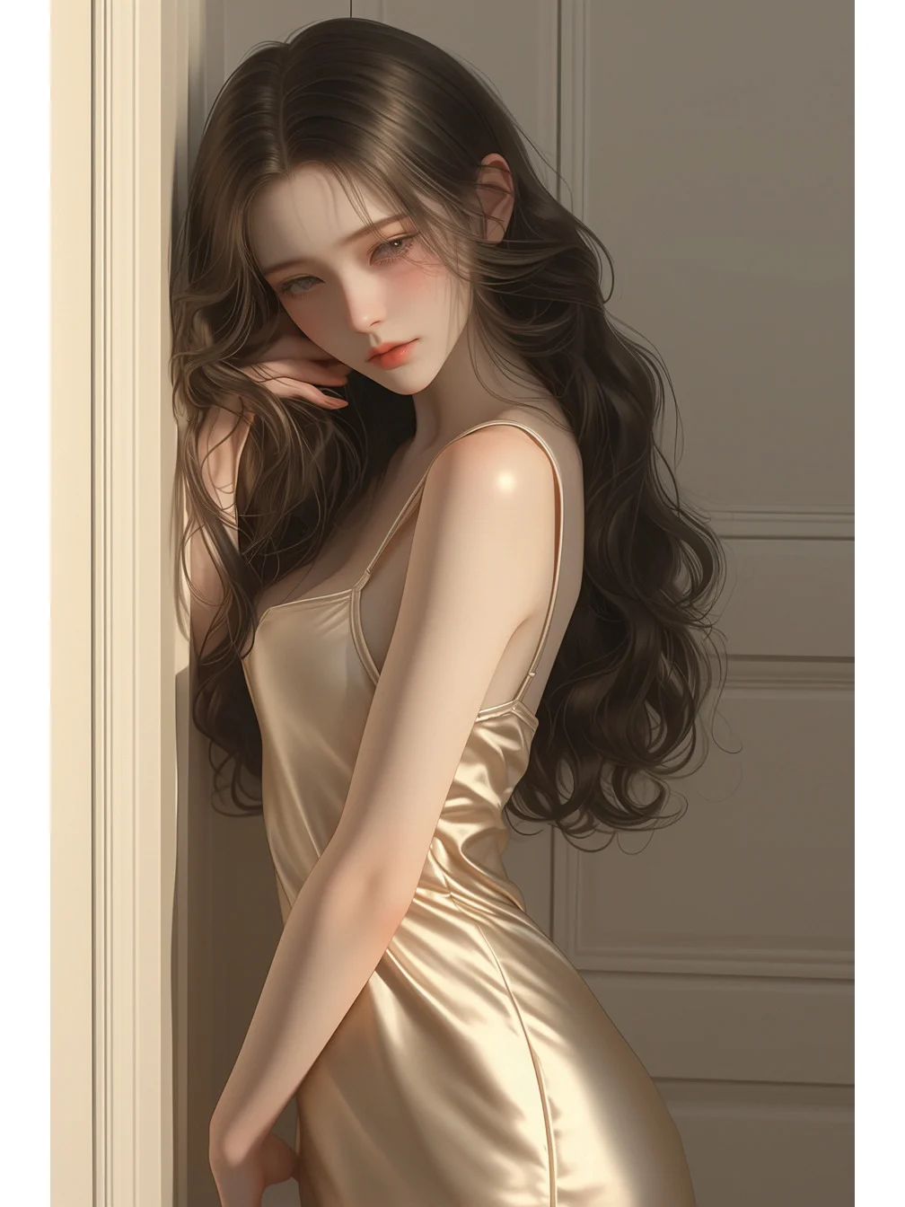 AI画美女｜等不到的人 不必再等 （含咒语）