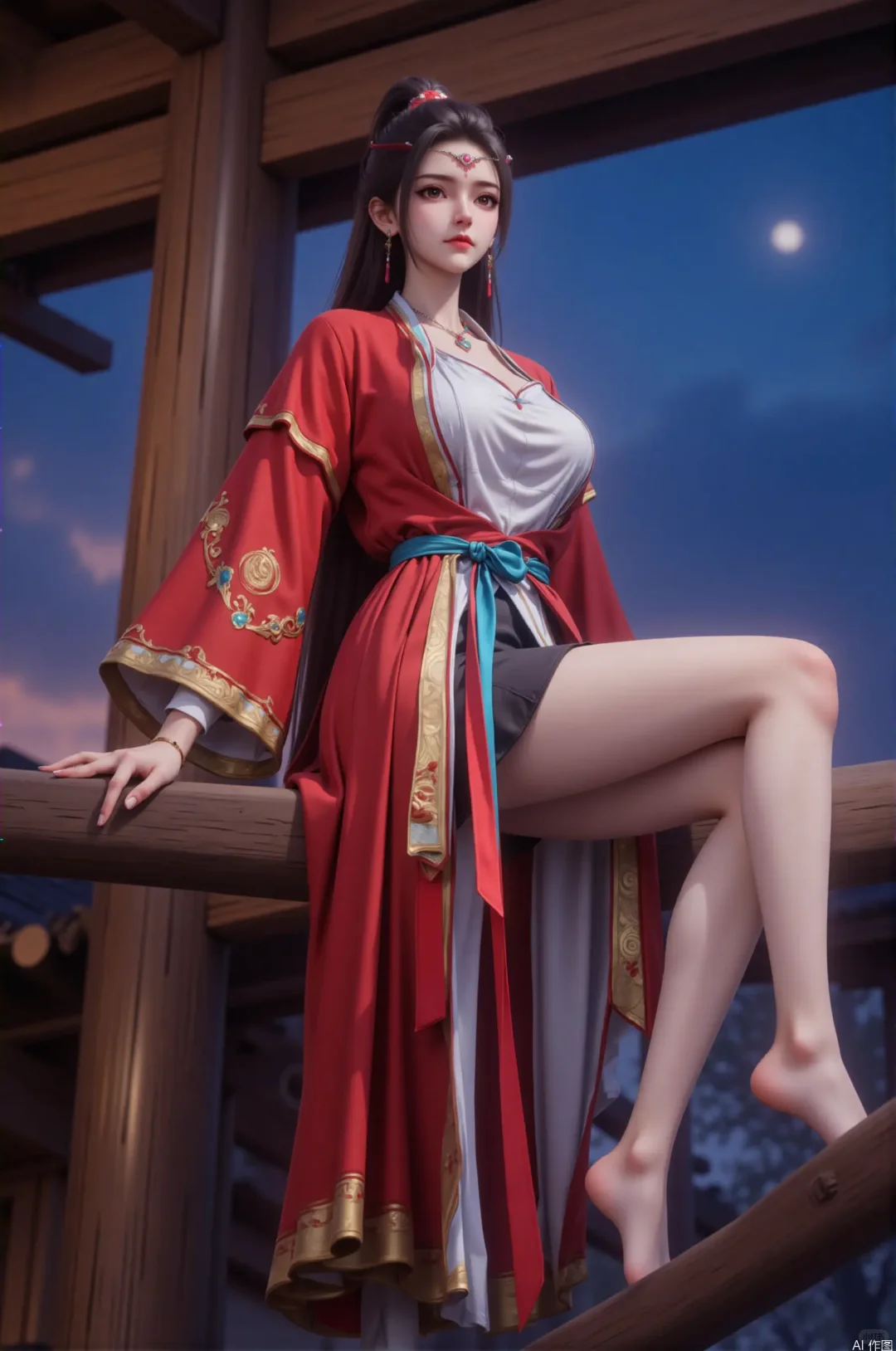沧元图柳七月，没有华丽颜色也漂亮
