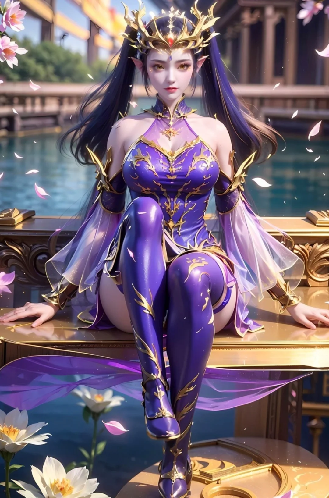 新太虚古龙族龙皇——紫妍