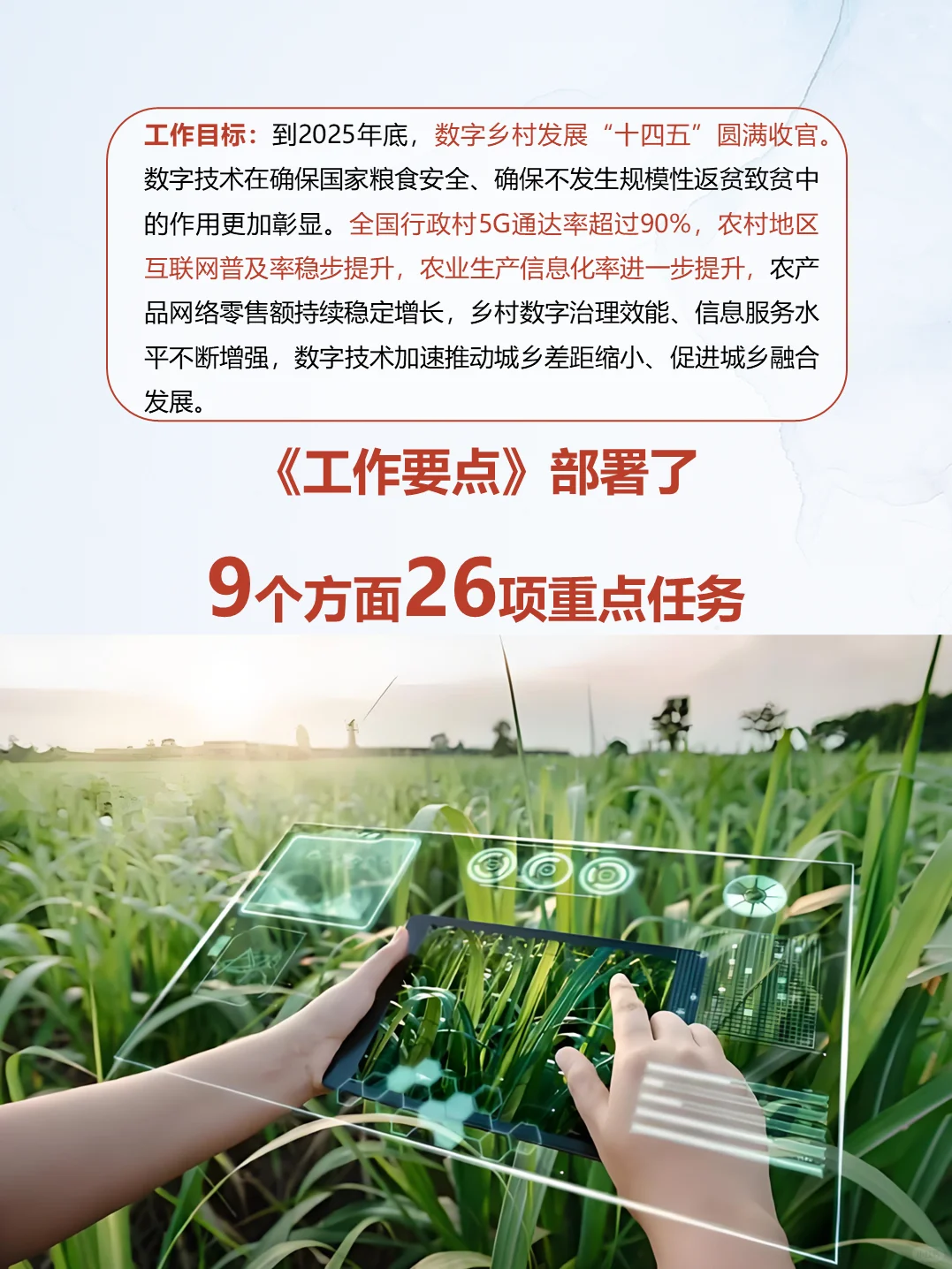 2025年数字乡村发展工作要点--快速乡村发展